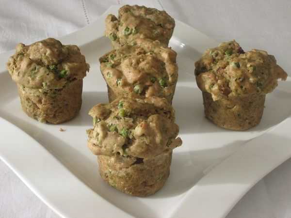Muffin salati con verdure e tofu 