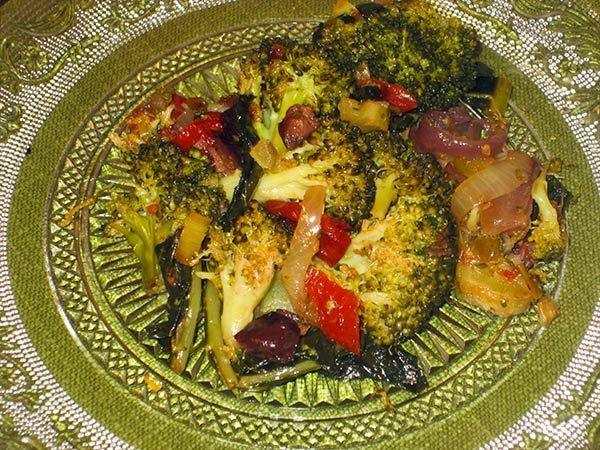 Broccoletti con olive passolone