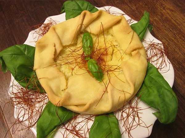 Torta salata di tofu e verdure